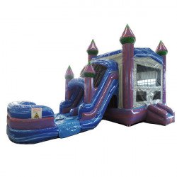 Royal Castle Bounce House with Slide Dual Lane (Wet or Dry)