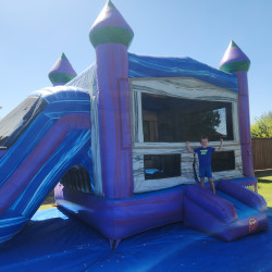 Royal Castle Bounce House with Slide Dual Lane (Wet or Dry)