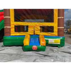 Tropical Palm Tree Dual Lane Combo Bounce house with slides (New in 2026) C 288 Palm Tree Combo 06 Tropical Palm Tree Dual Lane Combo Bounce house with slides (New in 2026)